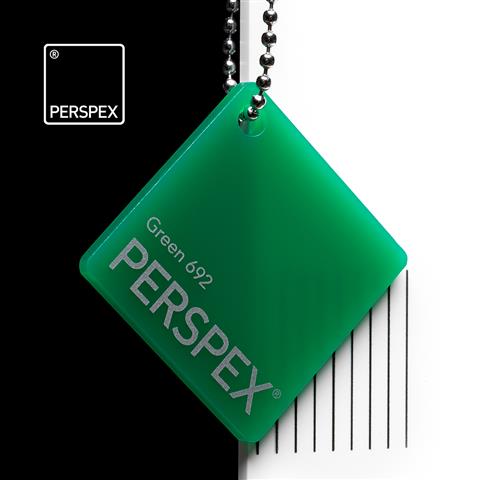 Perspex vert 692 - Epaisseur 3 mm